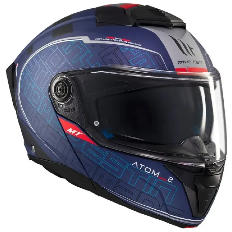 Casco Modulare Mt Helmets Fu404Sv Atom 2 Sv Destiny C7 Opaco