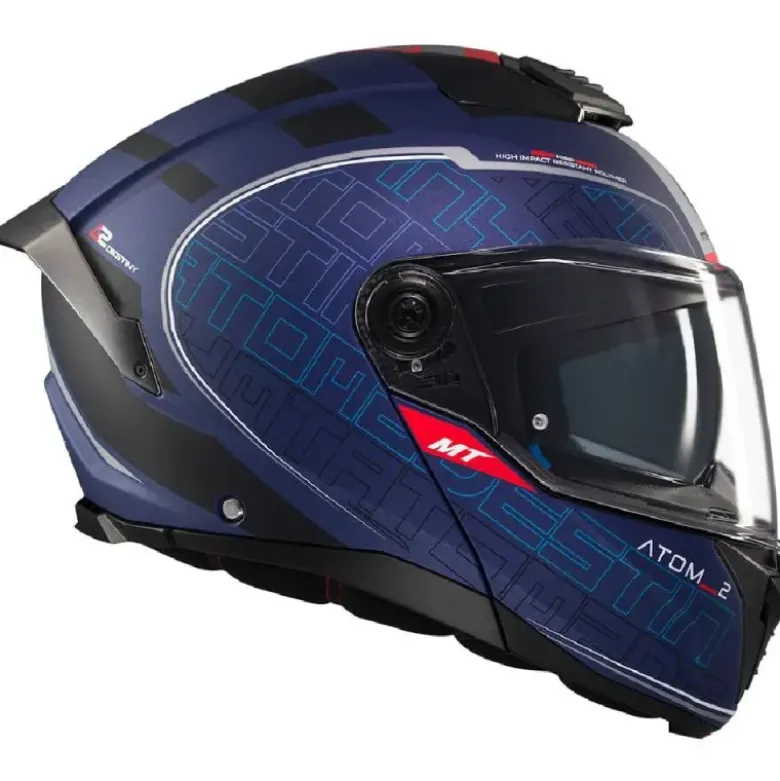 Casco Modulare Mt Helmets Fu404Sv Atom 2 Sv Destiny C7 Opaco