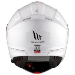 Casco Modulare Mt Helmets Fu935Sv Genesis A0 Sv Solid Lucido Bianco