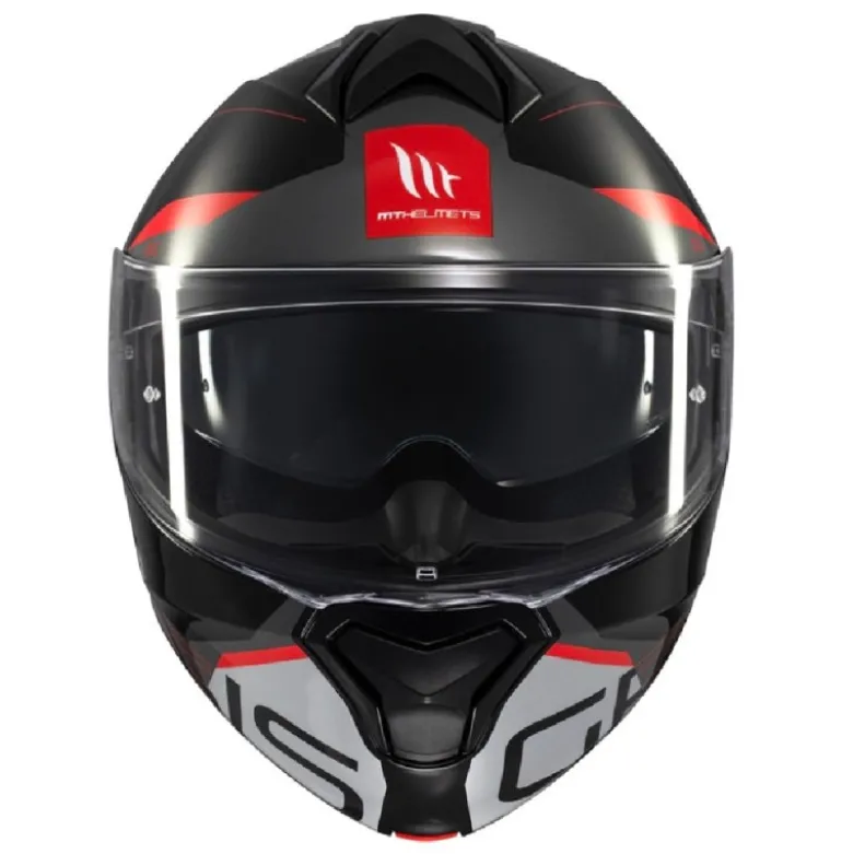 Casco Modulare Mt Helmets Fu935Sv Genesis Sv Atempo B15 Lucido