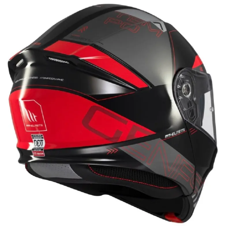 Casco Modulare Mt Helmets Fu935Sv Genesis Sv Atempo B15 Lucido