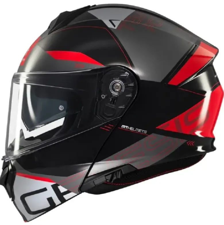 Casco Modulare Mt Helmets Fu935Sv Genesis Sv Atempo B15 Lucido