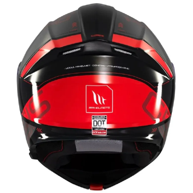 Casco Modulare Mt Helmets Fu935Sv Genesis Sv Atempo B15 Lucido
