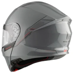 Casco Modulare Mt Helmets Fu935Sv Genesis Sv Solid A12 Lucido Grigio