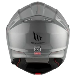 Casco Modulare Mt Helmets Fu935Sv Genesis Sv Solid A12 Lucido Grigio
