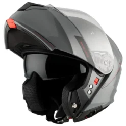 Casco Modulare Mt Helmets Fu935Sv Genesis Sv Solid A12 Lucido Grigio