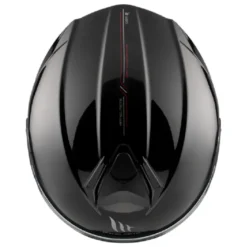 Casco Modulare Mt Helmets  Fu935Sv Genesis Sv Solid A1 Lucido Nero