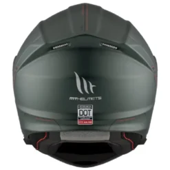 Casco Modulare Mt Helmets  Fu935Sv Genesis Sv Solid A6 Opaco Verde Opaco