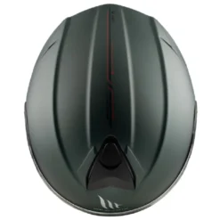 Casco Modulare Mt Helmets  Fu935Sv Genesis Sv Solid A6 Opaco Verde Opaco