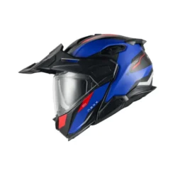 Casco Modulare Nexx X.Lifecountry Terra Blu Rosso Opaco