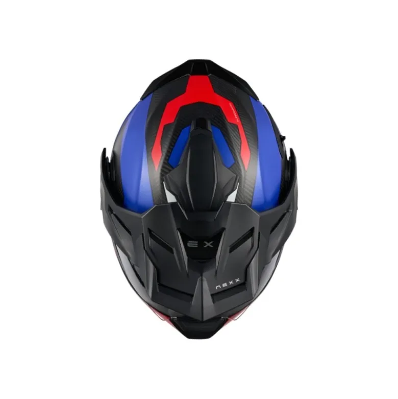 Casco Modulare Nexx X.Lifecountry Terra Blu Rosso Opaco