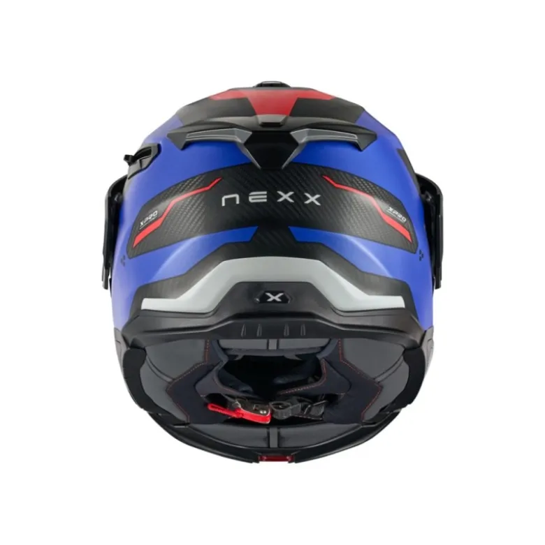 Casco Modulare Nexx X.Lifecountry Terra Blu Rosso Opaco
