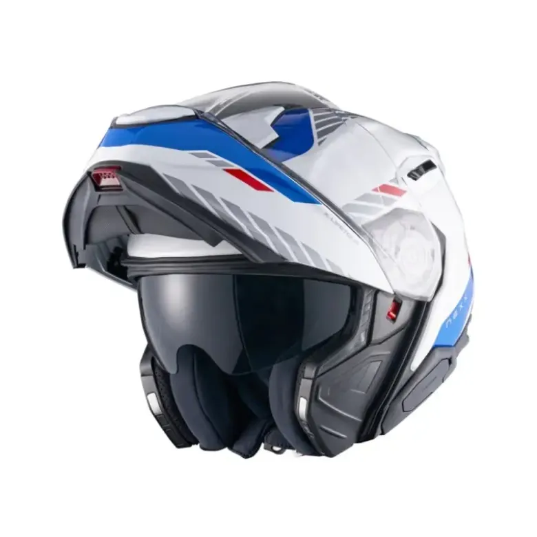 Casco Modulare Nexx X.Lifetour Globe Bianco Blu