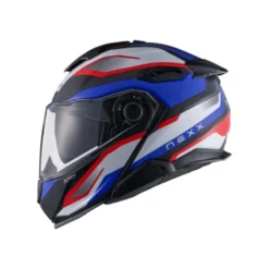 Casco Modulare Nexx X.Lifetour Pro Mile Blu Rosso Opaco