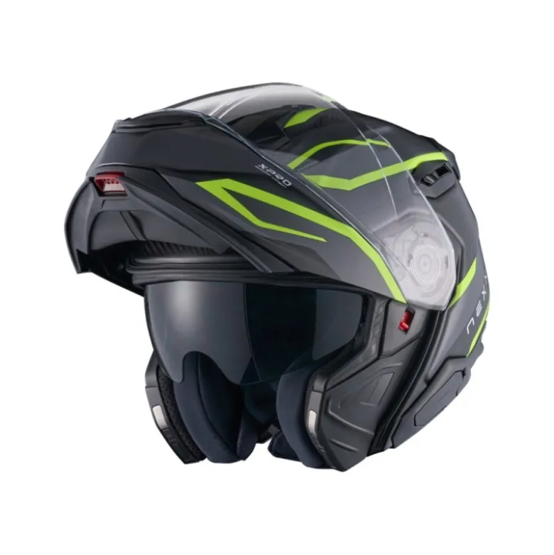 Casco Modulare Nexx X.Lifetour Pro Mile Grigio Giallo Neon Opaco