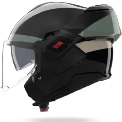 Casco Modulare Nolan N120-1 Blocco 358 Nero Antracite Verde Grigio Avorio Lucido