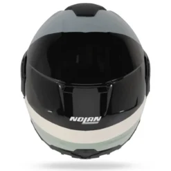 Casco Modulare Nolan N90-3 06 Blocco 354 Nero Avorio Antracite Verde Grigio Lucido