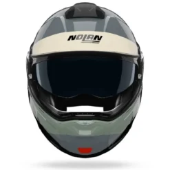 Casco Modulare Nolan N90-3 06 Blocco 354 Nero Avorio Antracite Verde Grigio Lucido