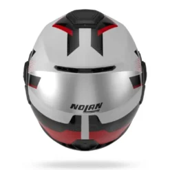 Casco Modulare Nolan N120-1 Ciclone 363 Bianco Nero Rosso