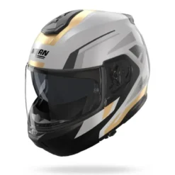 Casco Modulare Nolan N100-6 Cinetico 360 Grigio Nero Antracite Oro Opaco