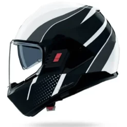 Casco Modulare Nolan N120-1 Fluente 359 Bianco Nero Antracite Lucido
