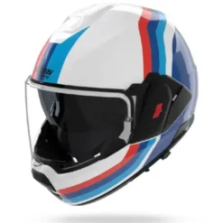 Casco Modulare Nolan N120-1 Lineo 347 Bianco Blu Rosso
