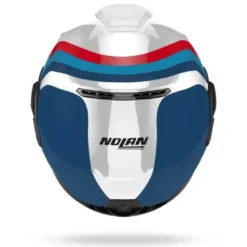 Casco Modulare Nolan N120-1 Lineo 347 Bianco Blu Rosso