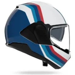 Casco Modulare Nolan N120-1 Lineo 347 Bianco Blu Rosso