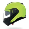 Casco Modulare Nolan N100-6 Mivedi 329 Verde Impulso Nero Lucido