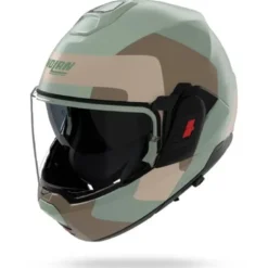 Casco Modulare Nolan N120-1 Omocromo 352 Verde Grigio Marrone Sabbia Opaco