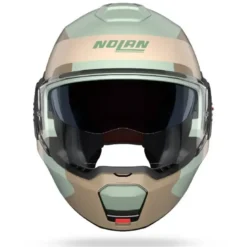 Casco Modulare Nolan N120-1 Omocromo 352 Verde Grigio Marrone Sabbia Opaco