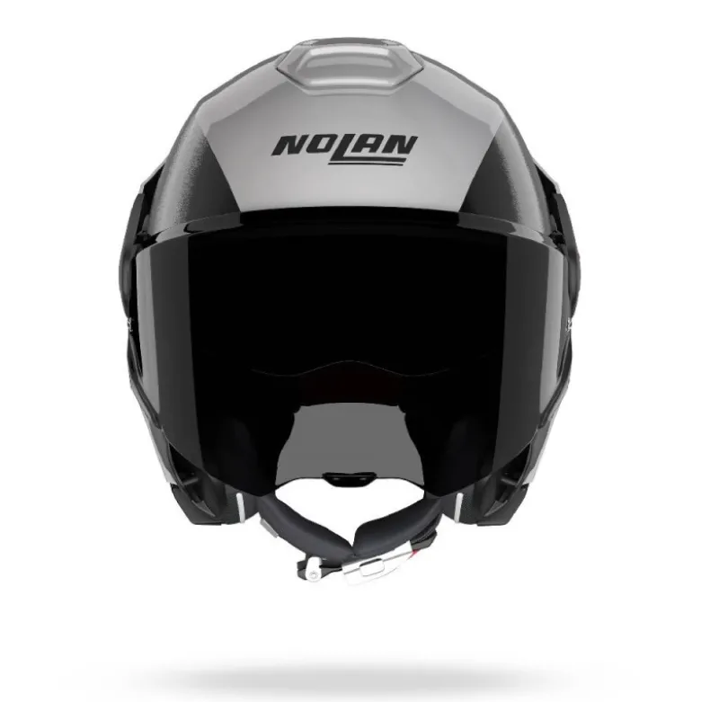 Casco Modulare Nolan N120-1 Verniciatura Speciale 355 Grigio Nero Lucido