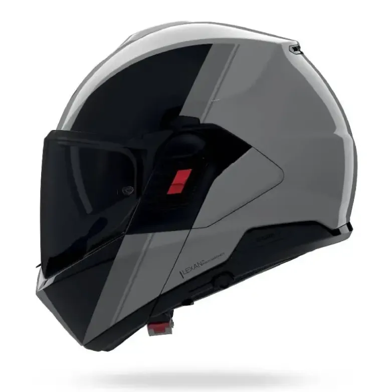 Casco Modulare Nolan N120-1 Verniciatura Speciale 355 Grigio Nero Lucido
