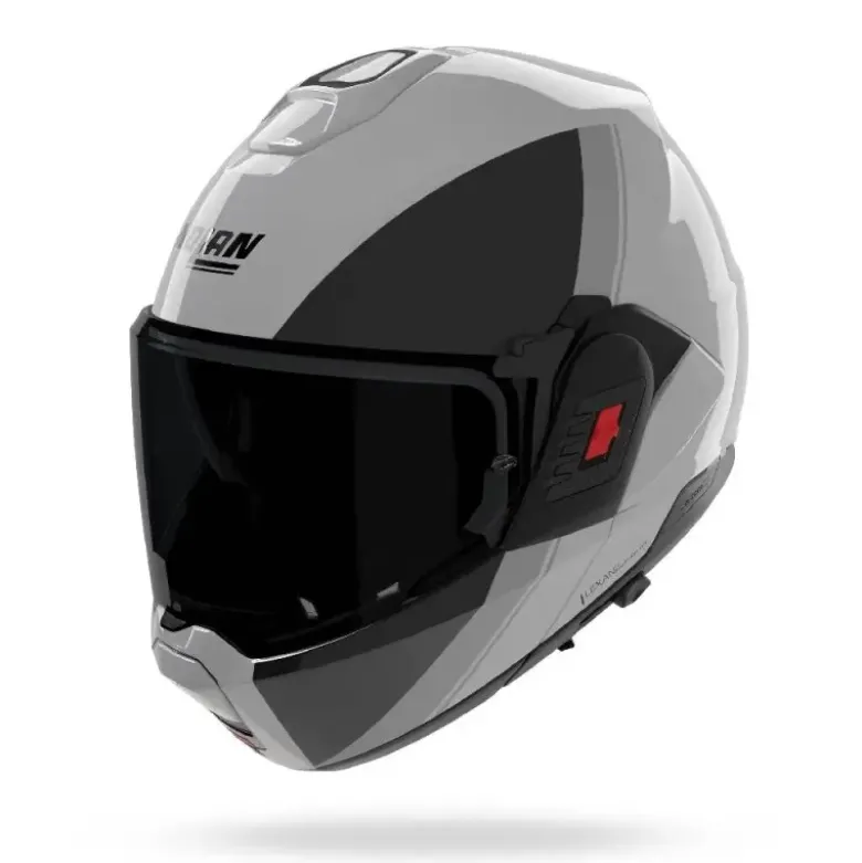 Casco Modulare Nolan N120-1 Verniciatura Speciale 355 Grigio Nero Lucido