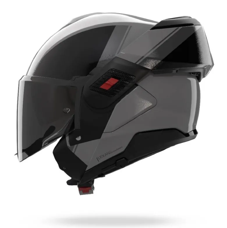 Casco Modulare Nolan N120-1 Verniciatura Speciale 355 Grigio Nero Lucido
