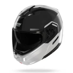 Casco Modulare Nolan N90-3 06 Verniciatura Speciale 343 Nero Bianco Perla Lucido