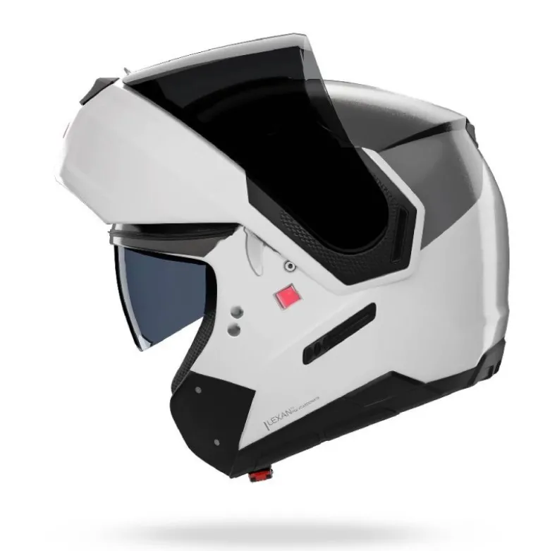 Casco Modulare Nolan N90-3 06 Verniciatura Speciale 343 Nero Bianco Perla Lucido