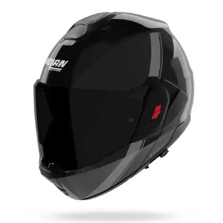 Casco Modulare Nolan N120-1 Verniciatura Speciale 341 Nero Grigio Argento