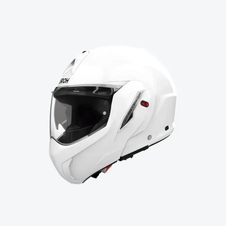 Casco Modulare Reversibile Airoh Mathisse II Color Bianco Lucido