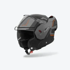 Casco Modulare Reversibile Airoh Mathisse II Genius Arancione Opaco
