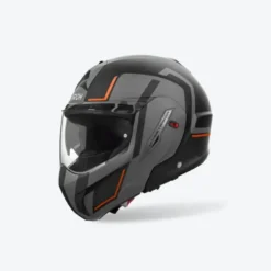 Casco Modulare Reversibile Airoh Mathisse II Genius Arancione Opaco