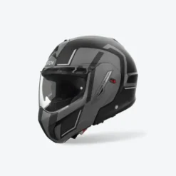 Casco Modulare Reversibile Airoh Mathisse II Genius Grigio Opaco