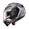 Casco Modulare Reversibile Caberg Trip Lunar Nero Grigio Bianco Opaco