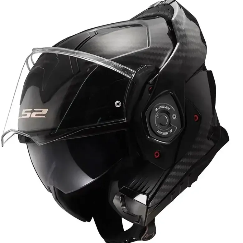 Casco Modulare Reversibile Carbonio Ls2 FF901 Advant X Carbon Nero Lucido