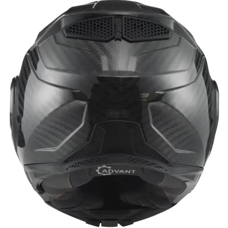 Casco Modulare Reversibile Carbonio Ls2 FF901 Advant X Carbon Nero Lucido