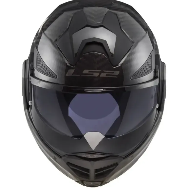 Casco Modulare Reversibile Carbonio Ls2 FF901 Advant X Carbon Nero Lucido