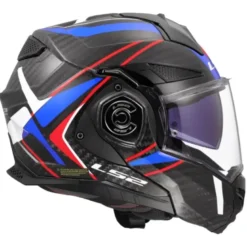 Casco Modulare Reversibile Carbonio Ls2 FF901 Advant X C FUTURE II Bianco Blu