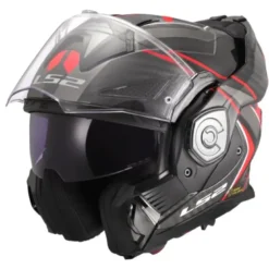 Casco Modulare Reversibile Carbonio Ls2 FF901 Advant X C FUTURE II Rosso
