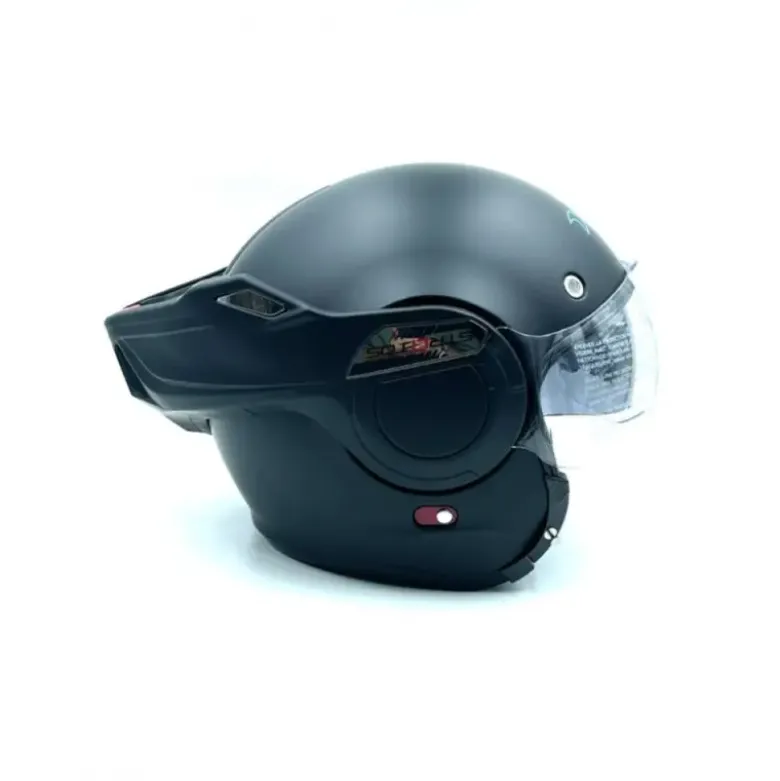 Casco Modulare Reversibile Dieffe DF908 Nero Opaco