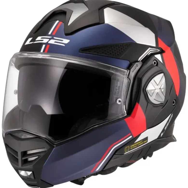 Casco Modulare Reversibile FF901 Ls2 Advant X ULTRA Blu Rosso